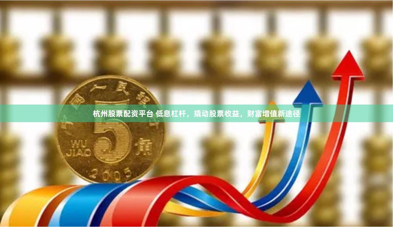 杭州股票配资平台 低息杠杆，撬动股票收益，财富增值新途径